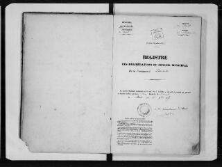 109 vues  - Commune de Lavernose-Lacasse. 1 D 11 : registre des délibérations du conseil municipal, 1854, 12 février-1866, 25 février (ouvre la visionneuse)