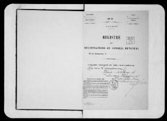 56 vues  - Commune de Saint-Léon. 1 D 9 : registre des délibérations du conseil municipal, 1868, 24 juillet (suite)-1871, 30 juillet (ouvre la visionneuse)
