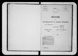 56 vues  - Commune de Saint-Léon. 1 D 11 : registre des délibérations du conseil municipal, 1875 ( ?)-1879, 6 juin (ouvre la visionneuse)
