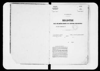 109 vues - Commune d\'Empeaux. 1 D 4 : registre des délibérations du conseil municipal, 1867, 12 mai-1880, 14 mars (ouvre la visionneuse)