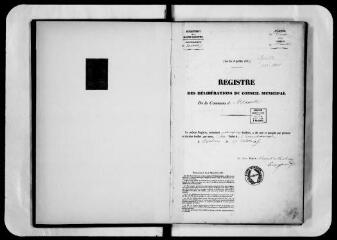 107 vues  - Commune de Merville. 1 D 7 : registre de délibérations, 1853-1865 (ouvre la visionneuse)