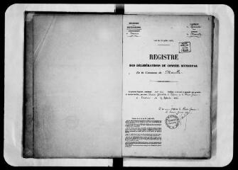 125 vues  - Commune de Merville. 1 D 10 : registre de délibérations, 1884-1901 (ouvre la visionneuse)