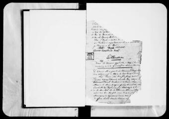274 vues  - Commune d\'Argut-Dessous. 1 D 1 : registre de délibérations, 1844-1889 (ouvre la visionneuse)
