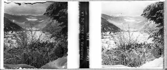 2 vues  - Panorama du haut de la Schlucht. 9130. - [entre 1914 et 1918]. - Photographie (ouvre la visionneuse)