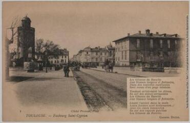 2 vues  - 4. Toulouse. Faubourg Saint-Cyprien / cliché Provost Phot. - Toulouse : édition Papeterie Générale, [entre 1920 et 1950]. - Carte postale (ouvre la visionneuse)