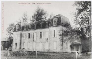 2 vues Saint-Laurent-de-L'Isle. Château de Lacoutère. - Isle-en-Dodon : édition Madame Cauneille, Phot Ch. S., [entre 1920 et 1950]. - Carte postale