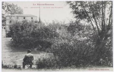 2 vues La Haute-Garonne. 438. Auterive. Le coin des pêcheurs. - Toulouse : phototypie Labouche frères, marque LF au verso, [entre 1920 et 1950]. - Carte postale