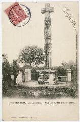 2 vues - (3052) Nérigean, près Libourne : croix sculptée du XVIe siècle. - Libourne : Henry Guillier, rue Fonneuve, tampon de la poste d\'avril 1906. - Carte postale (ouvre la visionneuse)