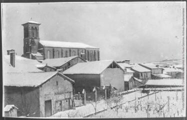 4 vues - Le Gers. Seissan : sous la neige. T.W. 61. - Toulouse : phototypie Labouche frères, marque LF, [entre 1939 et 1945]. - Carte postale (ouvre la visionneuse)