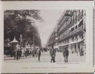 1 vue - Toulouse : la rue Alsace-Lorraine et le square du Capitole. - Toulouse : phototypie Labouche frères, [entre 1910 et 1937]. - Carte postale (ouvre la visionneuse)