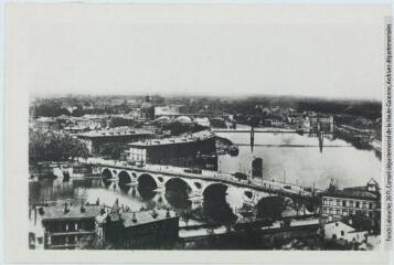 1 vue 1. Vue générale sur la Garonne. - Toulouse : édition Pyrénées-Océan, Labouche frères, [entre 1937 et 1960]. - Photographie
