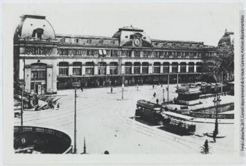 1 vue 9. La gare Matabiau. - Toulouse : édition Pyrénées-Océan, Labouche frères, [entre 1937 et 1960]. - Photographie