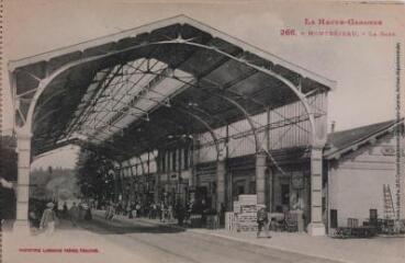 1 vue - La Haute-Garonne. 266. Montréjeau : la gare. - Toulouse : phototypie Labouche frères, marque LF au verso, [entre 1911 et 1925]. - Carte postale (ouvre la visionneuse)