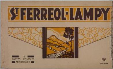 1 vue St Ferréol - Lampy : 12 cartes postales artistiques. - Toulouse : éditions Pyrénées-Océan, Labouche frères, marque LF, [entre 1930 et 1950]. - Carnet