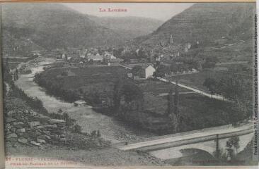 1 vue La Lozère. 96. Florac : vue panoramique n° 3 prise du plateau de la Bessède. - Toulouse : phototypie Labouche frères, [entre 1909 et 1925]. - Carte postale