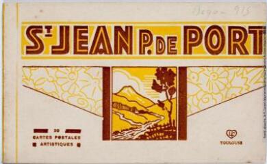 1 vue - Saint-Jean-Pied-de-Port : 20 cartes postales artistiques. - Toulouse : éditions Labouche frères, marque LF, [entre 1930 et 1950]. - Carnet (ouvre la visionneuse)