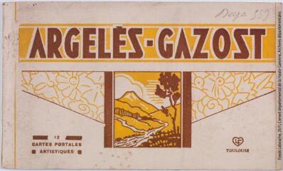 1 vue - Argelès-Gazost : 12 cartes postales artistiques. - Toulouse : éditions Labouche frères, marque LF, [entre 1930 et 1950]. - Carnet (ouvre la visionneuse)