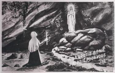 1 vue - 861. Lourdes : l\'Apparition. - Toulouse : éditions Pyrénées-Océan, Labouche frères, marque Elfe, [entre 1948 et 1960]. - Carte postale (ouvre la visionneuse)