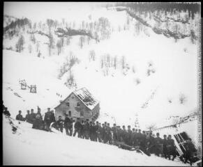 1 vue  - Mine de Gourette. 24 mars 1903. (ouvre la visionneuse)