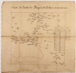 1 vue Bagnères-de-Luchon. Carte, échelle 1/80 000.