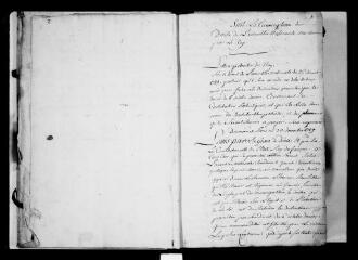 91 vues - Commune de Rebigue. 1 D 1 : registre des délibérations du conseil municipal, 1710 (ouvre la visionneuse)