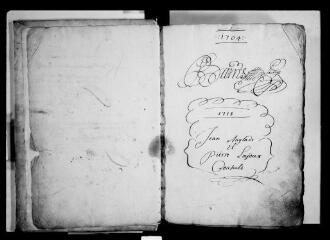 227 vues - Commune de Villeneuve-Tolosane. 1 G 1 : livre terrier de 1616. Mutations jusqu\'en 1738 (ouvre la visionneuse)