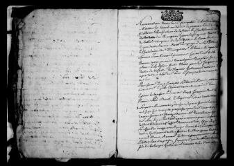 146 vues  - Commune de Belberaud. 1 D 1 : registre des délibérations du conseil municipal, 1720-1756 (ouvre la visionneuse)