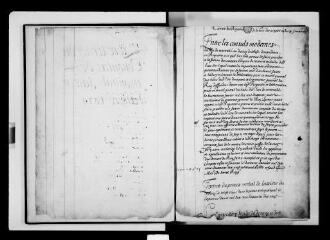 97 vues  - Commune de Montrabé. 1 G 2 : livre terrier de 1660 (ouvre la visionneuse)