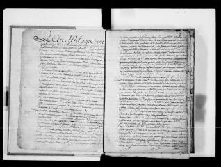 134 vues Commune d'Alan. 1 D 2 : registre des délibérations du conseil municipal, 1791-1802