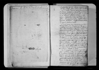 197 vues  - Commune de Calmont. 1 D 4 : registre des délibérations du conseil municipal, an II, 4 messidor-1819, 8 avril. (ouvre la visionneuse)