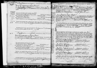 97 vues Arlos. 1 E 4 registre d'état civil : naissances, mariages, décès. (collection communale)