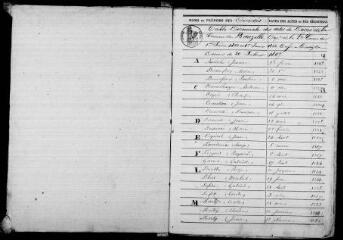 103 vues Beauzelle. 1 E 7 registre d'état civil : naissances, mariages, décès. (collection communale)