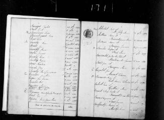 156 vues Castagnac. 1 E 13, registre d'état civil : naissances, mariages, décès. (collection communale)
