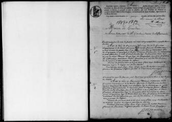 177 vues Gourdan Polignan. 1 E 8 registre d'état civil : naissances, mariages, décès. (collection communale)