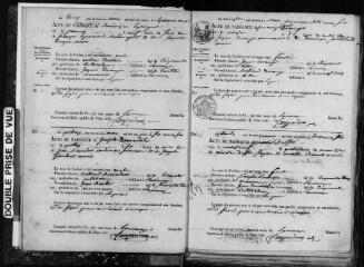 119 vues Lavernose. Registre d'état civil : naissances, mariages, décès (Lavernose-Lacasse. 1 E 20) (collection communale)