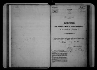 102 vues  - Commune de Lavernose-Lacasse. 1 D 10 : registre des délibérations du conseil municipal, 1839, 9 mai-1853, 2 novembre (ouvre la visionneuse)