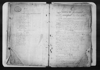 140 vues - Commune de Longages. 1 D 3 : registre des délibérations du conseil municipal, 1826, 7 mai -1856, 23 novembre (ouvre la visionneuse)