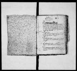 86 vues  - Commune de Merville. 1 S 2 : Rôle d\'imposition, 1732 (ouvre la visionneuse)
