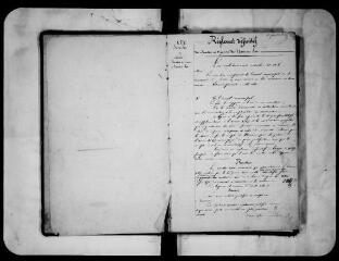 152 vues  - Commune de Bretx. 1 D 5 : registre des délibérations du conseil municipal, 1870, 17 juillet-1888, 23 août (ouvre la visionneuse)
