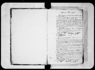 197 vues - Commune de Donneville. 1 D 4 : registre des délibérations du conseil municipal, 1837, 23 juillet-1884, 10 février (ouvre la visionneuse)