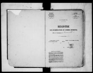 108 vues - Commune de Donneville. 1 D 5 : registre des délibérations du conseil municipal, 1884, 18 mai-1900, 23 septembre (ouvre la visionneuse)