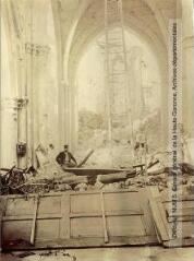 1 vue  - L\'église de Bétheny. - 1915. - Photographie (ouvre la visionneuse)