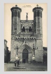 1 vue  - 24. Cazères : l\'église paroissiale. - Edition Bazar l\'Hôtel de Ville, [entre 1903 et 1910]. - Carte postale (ouvre la visionneuse)