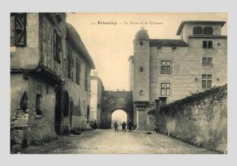 1 vue - 34. Palaminy : la porte et le château. - édition Bazar Hôtel de Ville, [entre 1903 et 1918]. - Carte postale (ouvre la visionneuse)