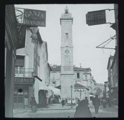 1 vue - Nîmes (Gard) : tour de l\'horloge / Marion photogr. - 20 avril 1911. - Photographie (ouvre la visionneuse)