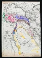 1 vue - Asie occidentale : carte ethnographique de la Turquie d\' Asie. - [entre 1905 et 1925]. - Photographie (ouvre la visionneuse)