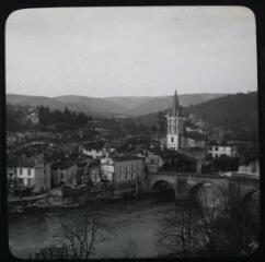 1 vue - Roquecourbe (Tarn) : vue générale. - avril 1907. - Photographie (ouvre la visionneuse)