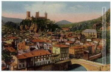 1 vue - 240. Foix : quartier du Pont, l\'église et le château. - Toulouse : éditions Pyrénées-Océan, Labouche frères, [entre 1937 et 1950]. - Carte postale (ouvre la visionneuse)