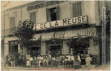 2 vues - Grand café des Deux-Mondes : Ferryville [Ferry]. - Toulouse : phototypie Labouche frères, [entre 1909 et 1925]. - Carte postale (ouvre la visionneuse)