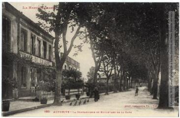 2 vues La Haute-Garonne. 1661. Auterive : la gendarmerie et boulevard de la Gare. - Toulouse : phototypie Labouche frères, marque LF au verso, [1918]. - Carte postale